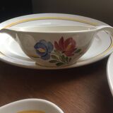 Lot of tableware Digoin Sarreguemines model Dunkirk