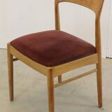 Set van 4 Niels Bach eetkamerstoelen 'Skodborgskov'