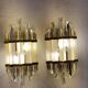 Appliques "Venini" of Murano glass. Italy 1980s.