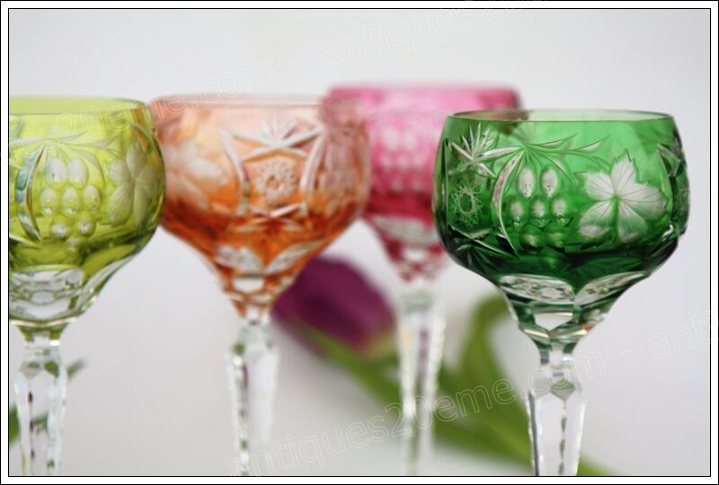 Series 6 of the Rhine wine glass or Roemer Nachtmann Crystal model Traube