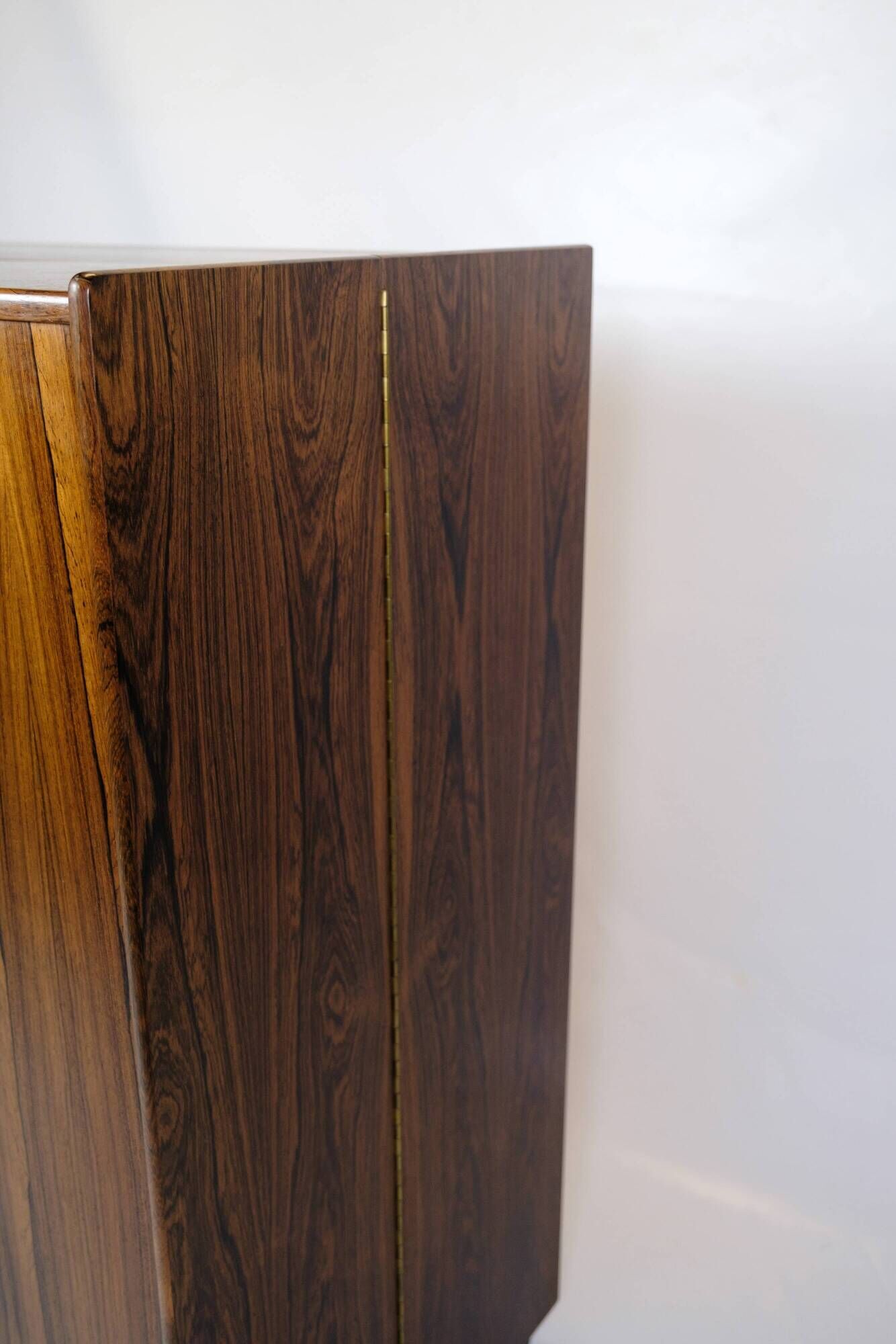 Hideaway Cabinet/Secretary Made In Rosewood, Norwegian Design From 1960s