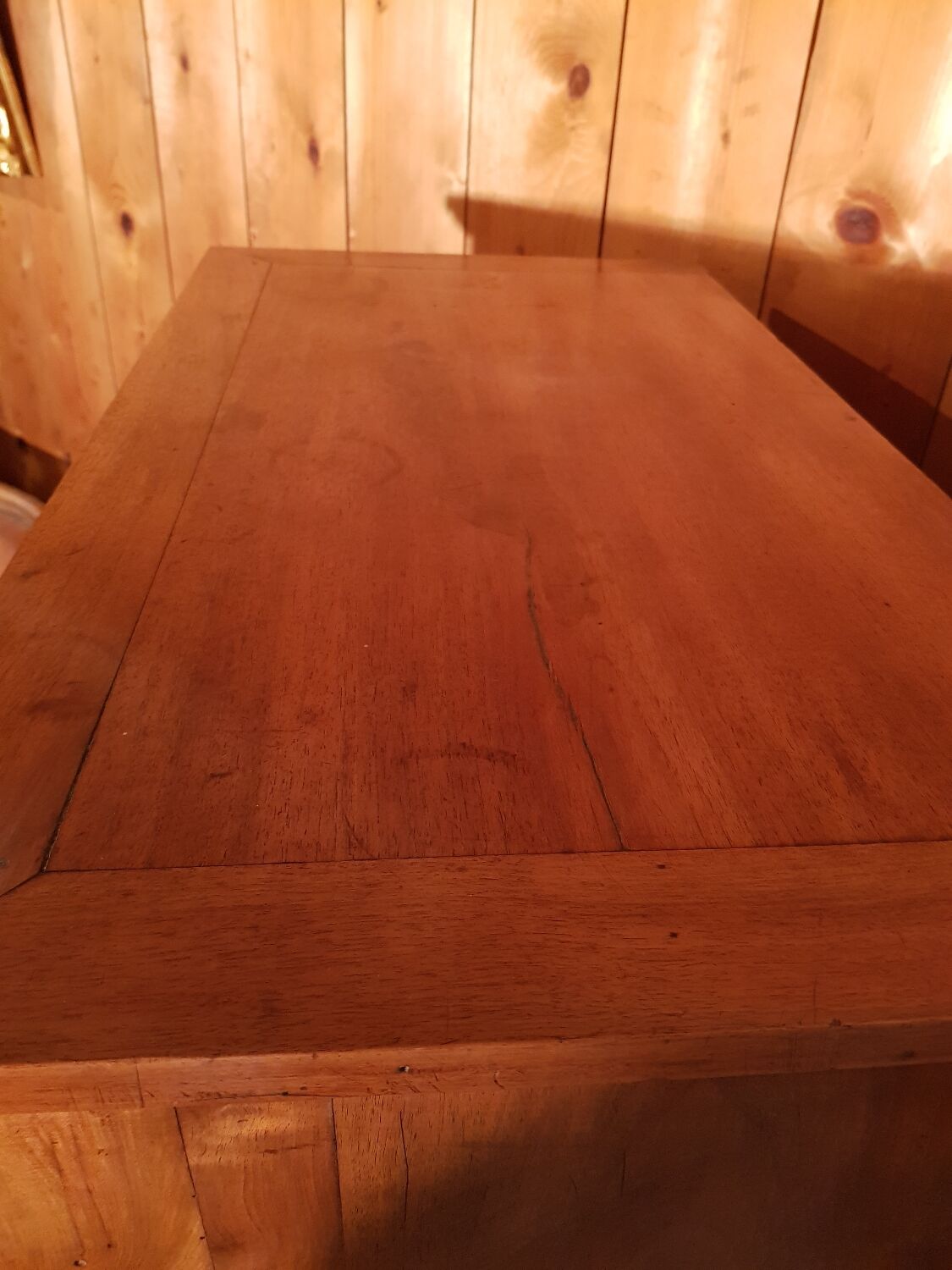 Empire secretary in walnut.