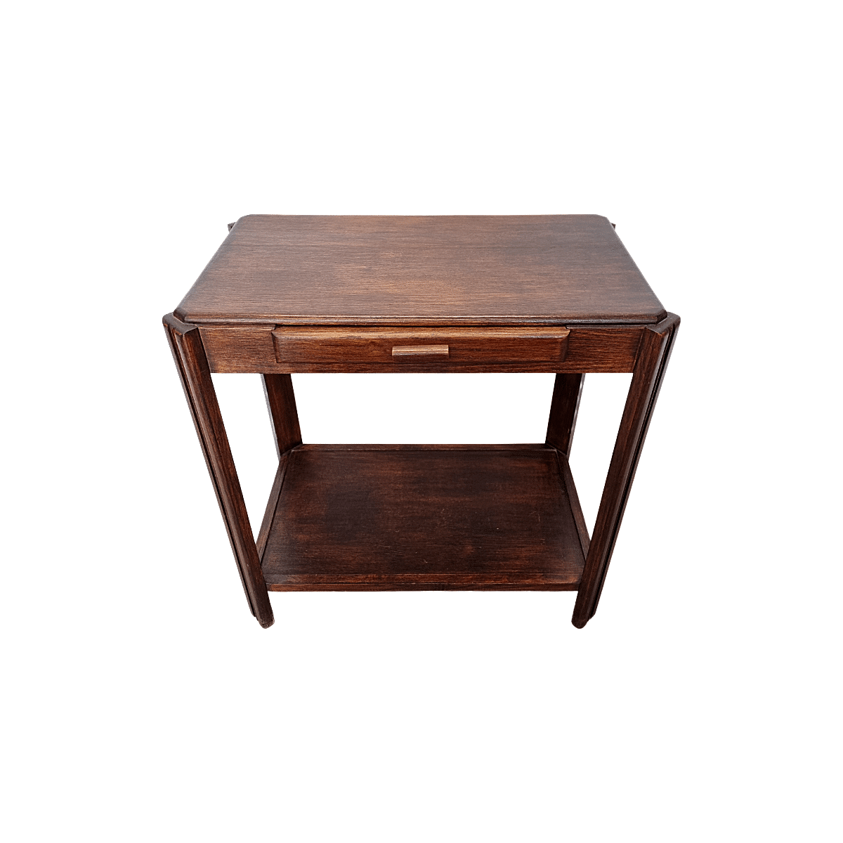 French Art Deco Table With Drawer, 1930s