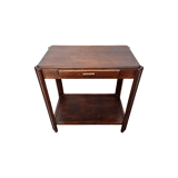 French Art Deco Table With Drawer, 1930s