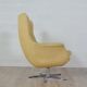 Large vintage swivel shell chair