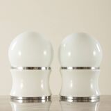 Large Opaline Glass Table Lamp by Goffredo Reggiani for Reggiani,  set of 2