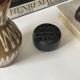 Empty pocket with black ceramic lid, Mexico 1980