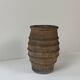Vintage brown terracotta large vase, France, 1960.