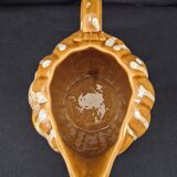 Melon-shaped ceramic jug, signed Poët-Laval, Cavaillon.