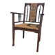 Vintage fauteuil chaise en cordes tressees