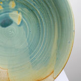 Very large fruit bowl Egbert Boonstra craftsmanship Netherlands vintage ceramics