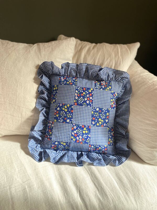 Coussin patchwork