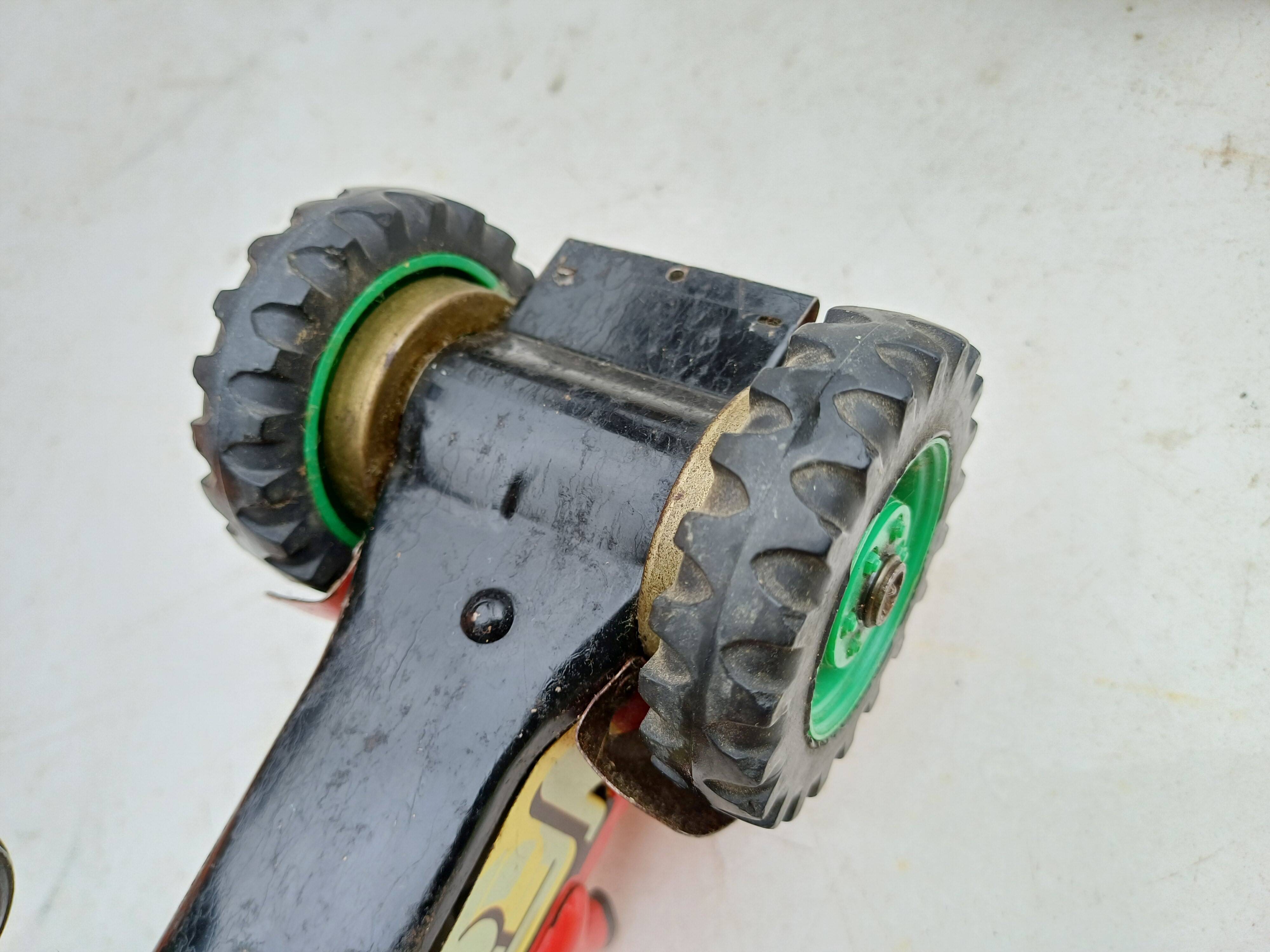 Friction metal tractor and trailer