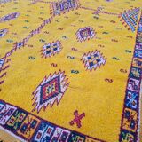 Handmade Berber carpet in wool 196 x 310cm
