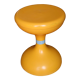 Orange plastic stool Space age 70s