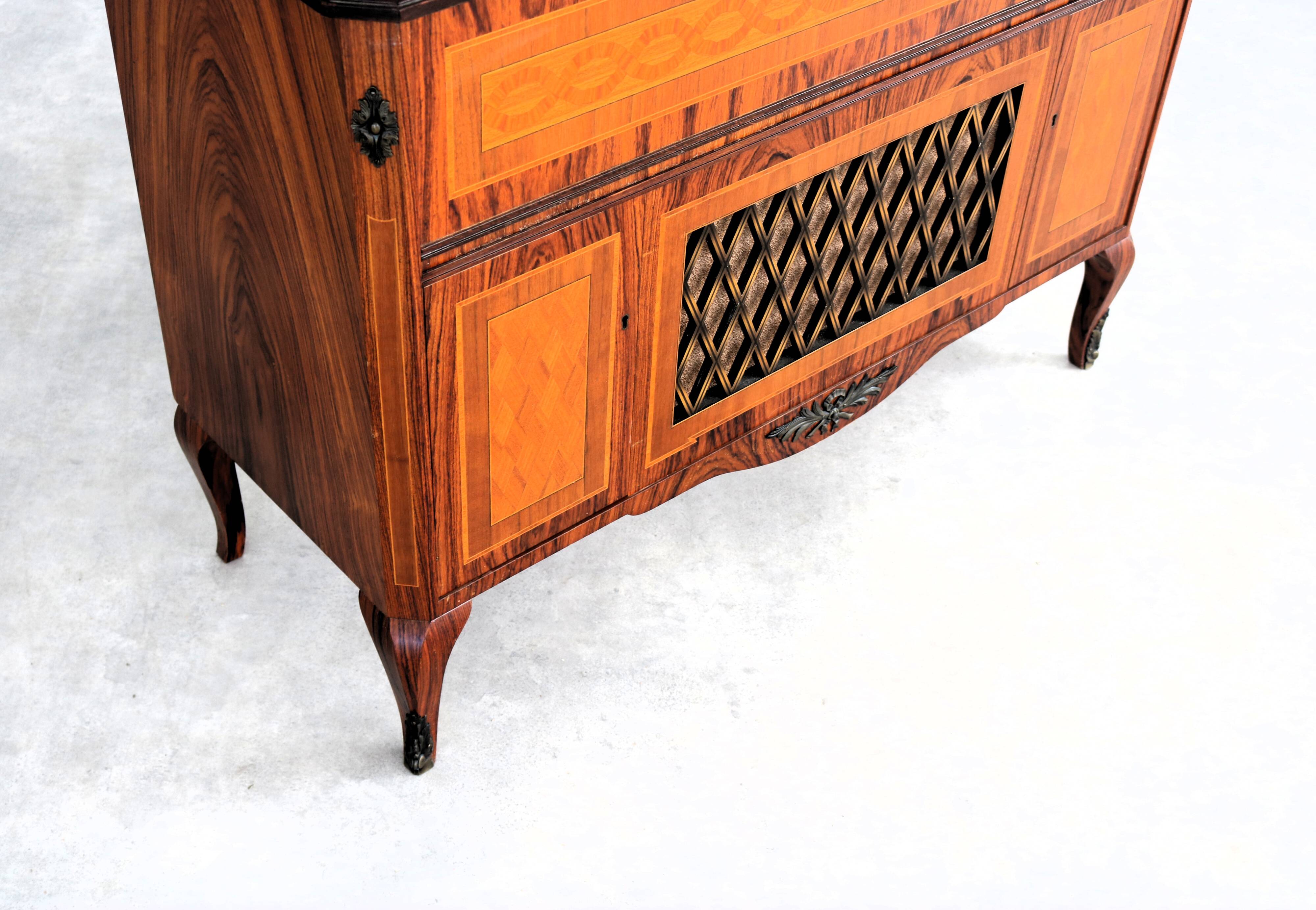 Vintage empty audio furniture | cabinet | 1950s | swedish