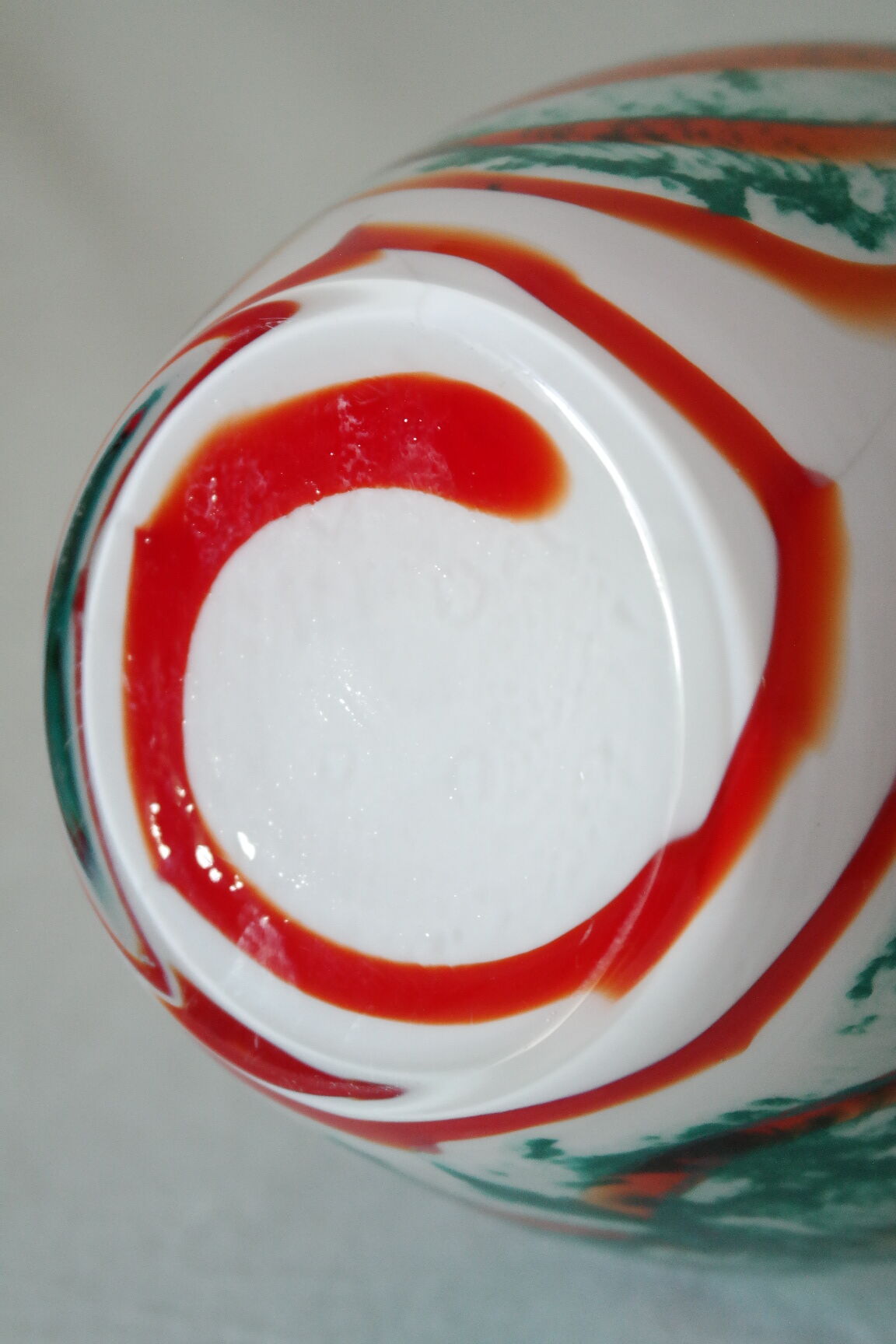 Vase vintage opaline Carlo Moretti