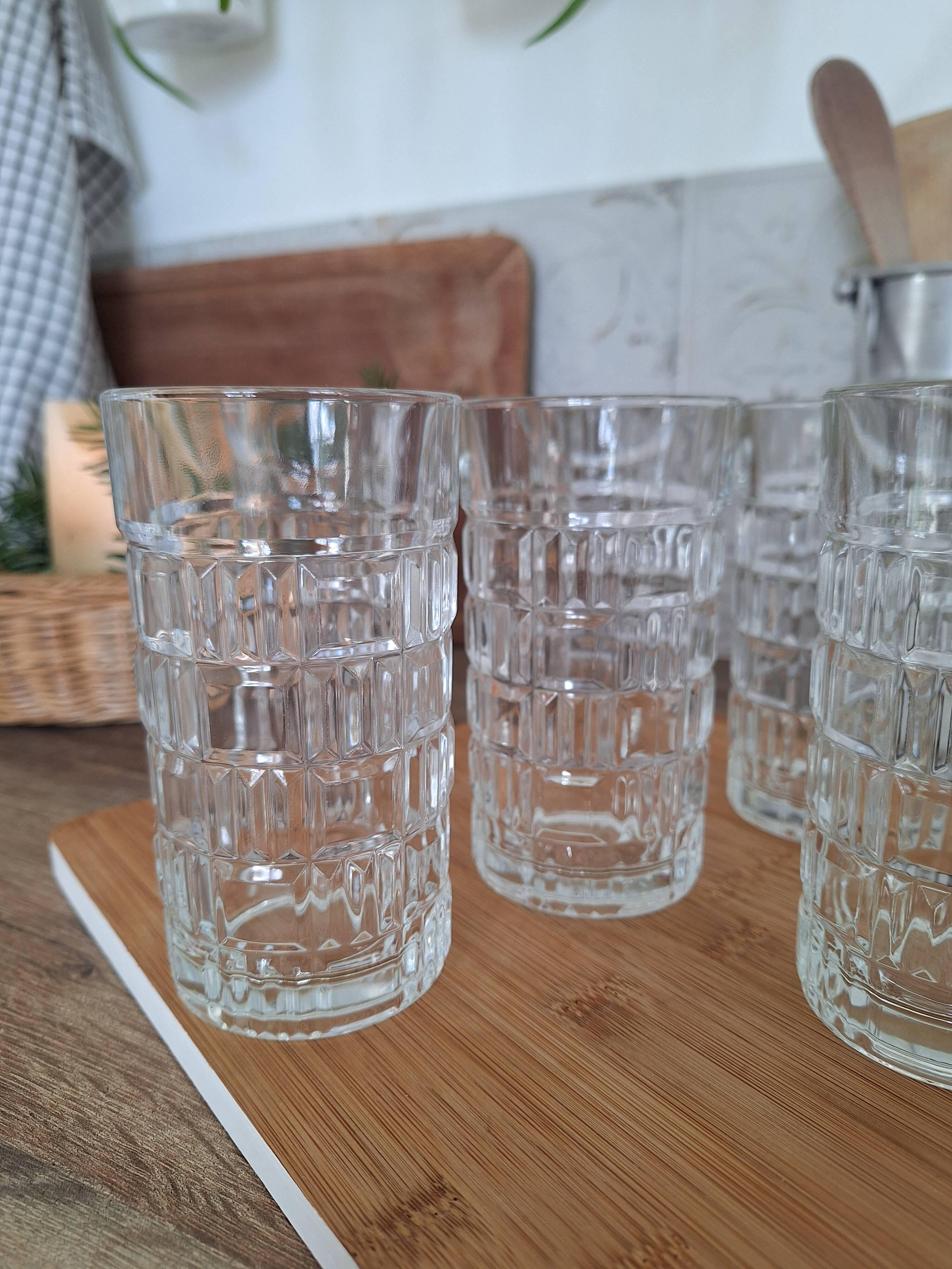 6 Verres Préfontaines vintage