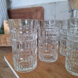 6 Verres Préfontaines vintage