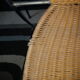 4 vintage canne chairs 1960