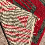 Traditional handmade pure wool rug, red, size 150 x 250