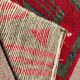 Tapis en laine pure fait main traditionnelle rouge taille 150 x 250