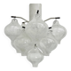 Mid-century Tulipan glass flushmount by Kalmar, Austria, 1960s