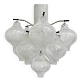 Mid-century Tulipan glass flushmount by Kalmar, Austria, 1960s