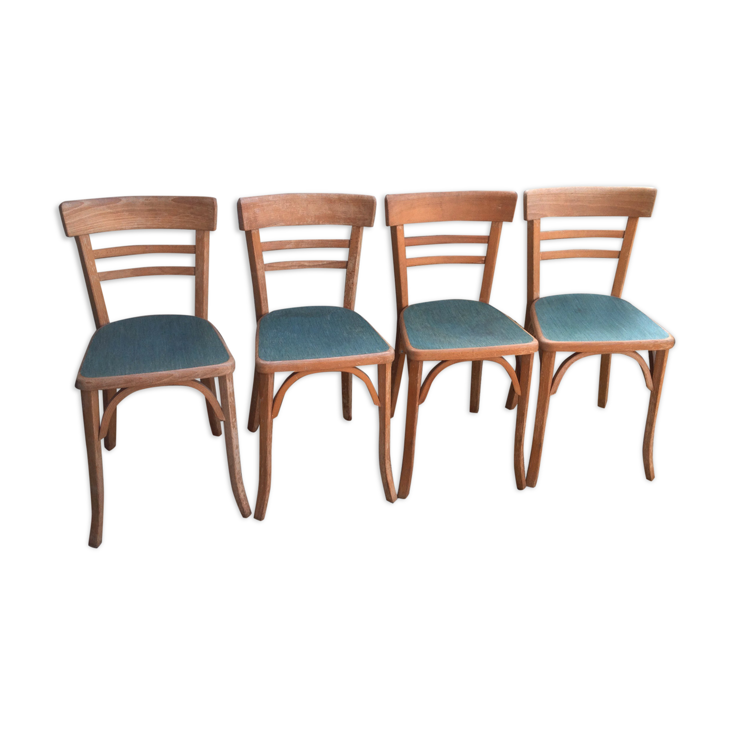 4 vintage Baumann bistro chairs