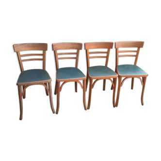4 chaises bistrot Baumann vintage