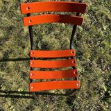 Set of 12 metal chairs