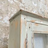 Furniture two body showcase, around 1900.