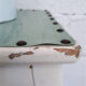 Wooden waxer's stool with drawer