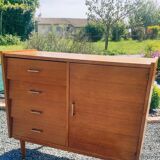 Asymmetrical chest of drawers