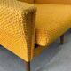 Pair of retro armchairs mid-century upholstered lounge chairs, Central European, mid-20th century