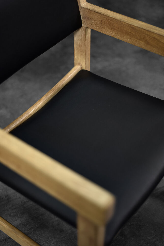 Vintage Danish oak chairs from the mid-century by Hans J. Wegner for Getama, 1960s, set of 4.