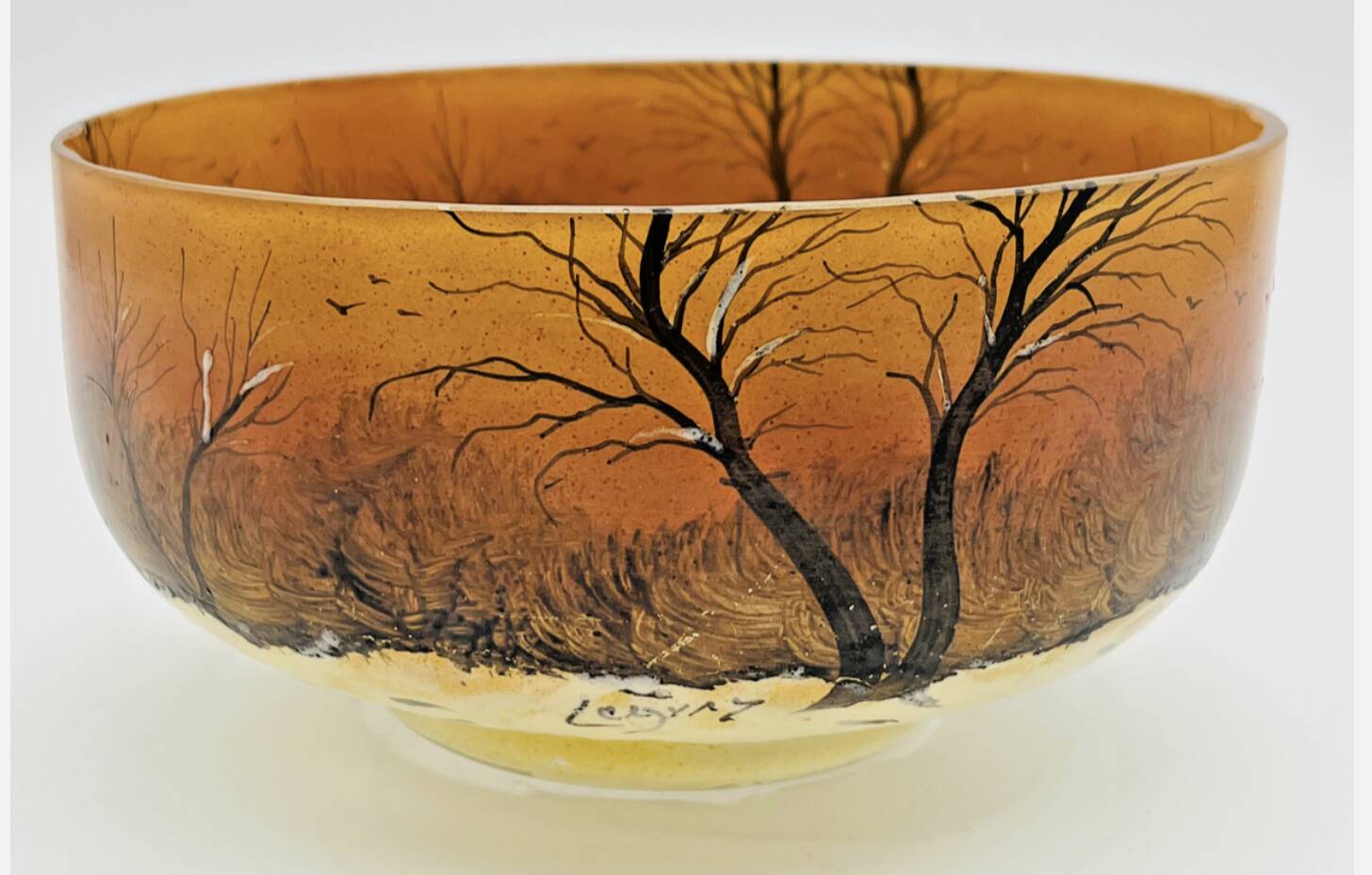 Glass cup François-Théodore Legras (1839-1916)