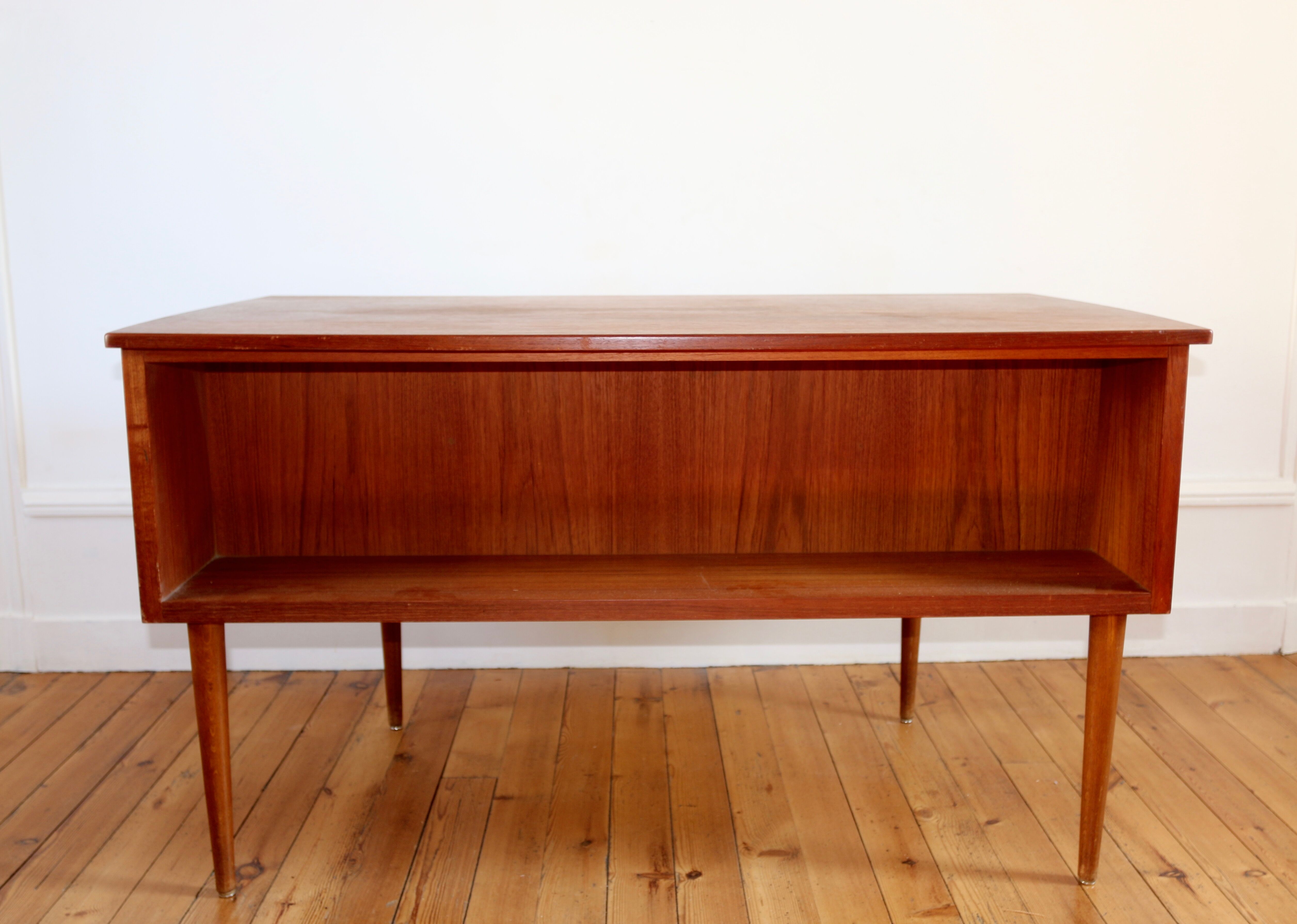 Scandinavian desk 60s teak