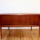 Scandinavian desk 60s teak
