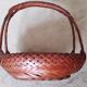 Japanese woven bamboo basket Ikebana