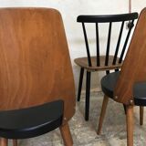 Set of 4 vintage chairs 1960