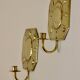 Pair Of Mid Century Swedish Brass Sconces