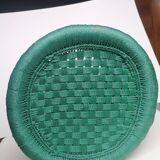 Bamboo pouf and rope