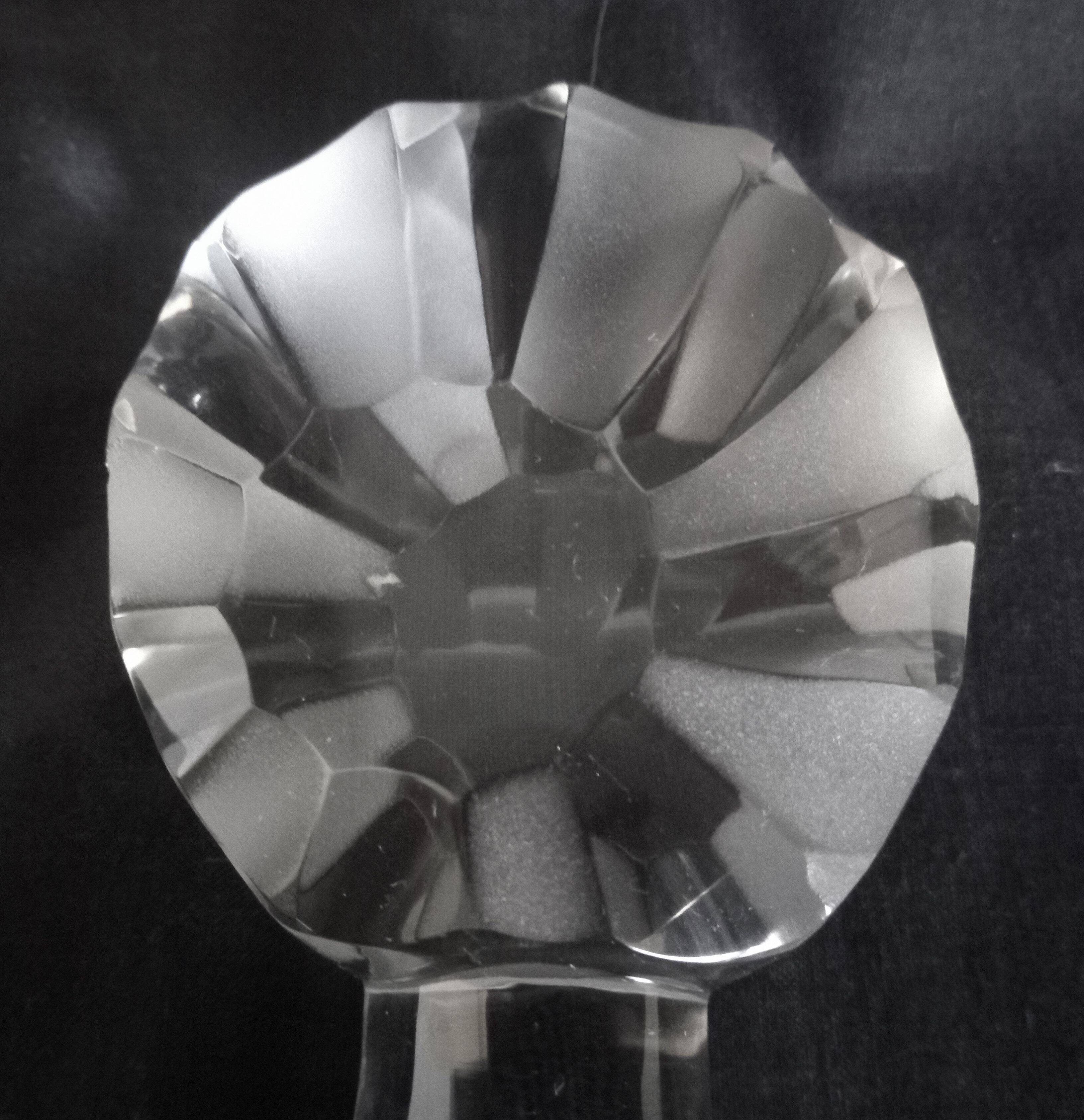 Large Art Deco crystal spirit decanter