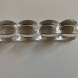 Set de 8 porte couteaux coussins modernistes en cristal sonnant 1940