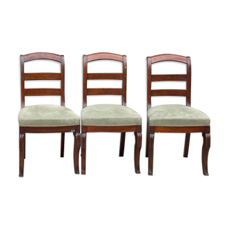 Suite de 3 chaises
