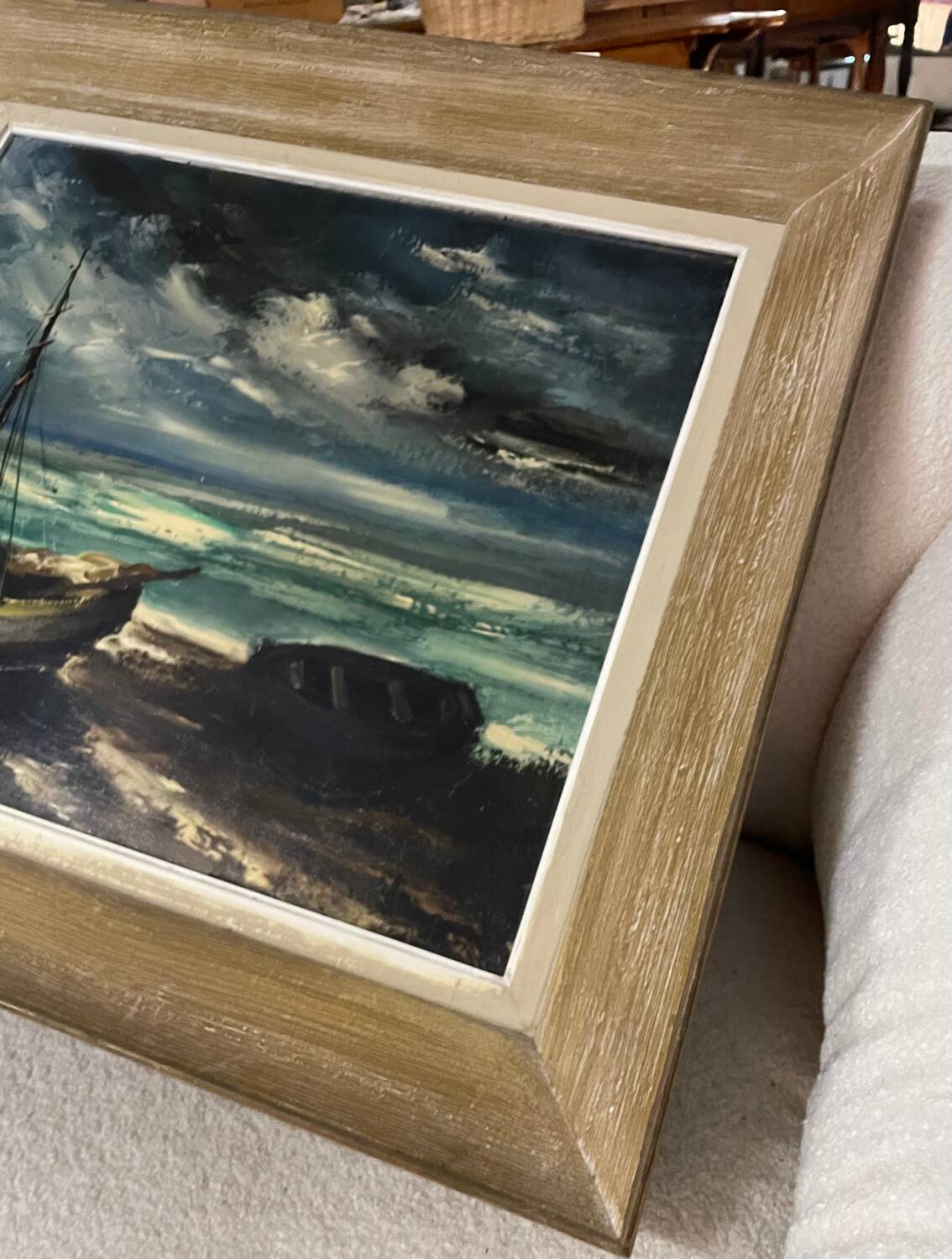 Oil painting on canvas Marine