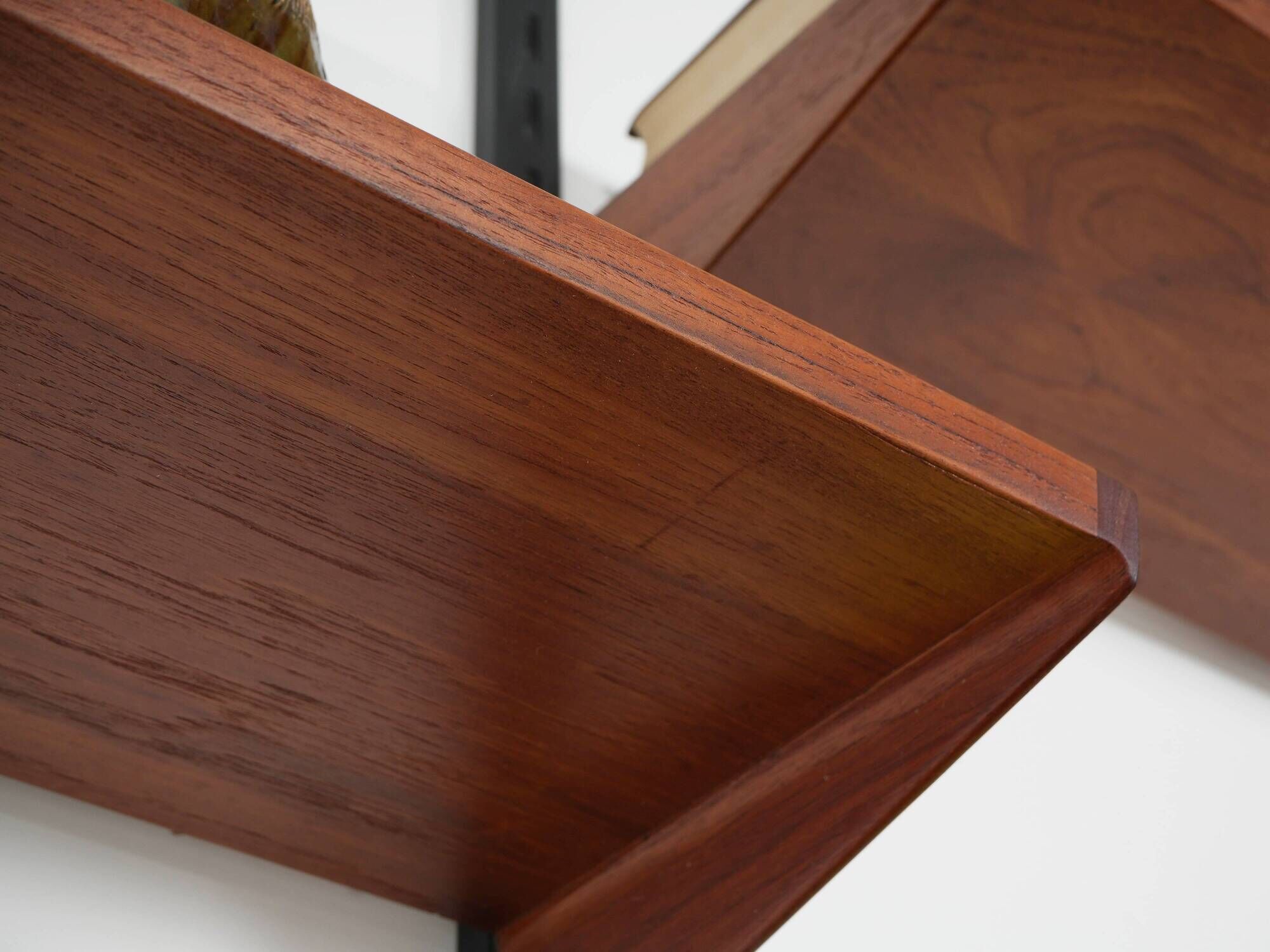 Modular shelving Kai Kristiansen, teak veneer, Danish design 1960s