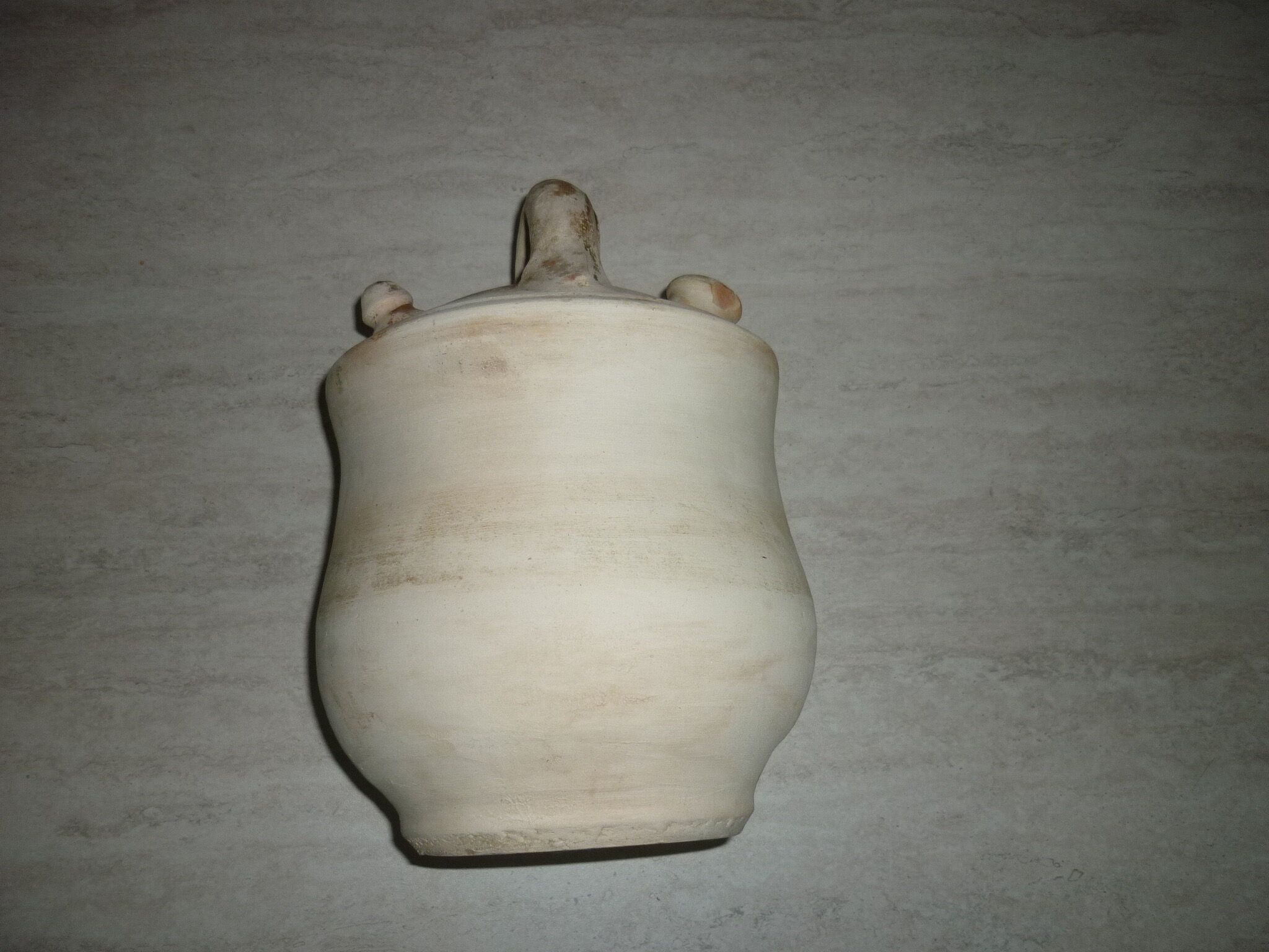 Ancient natural terracotta jug