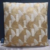 Coussin Art déco jacquard 40x40cm